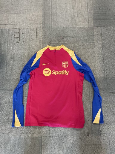 Used Nike BARCELONA TRAINER Soccer Top Adt Teal LG 11614-S000226791