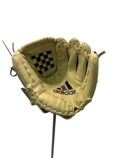 Used Adidas EAZY CLOSE TS 1050NBB 10.5 INCH BB/SB Glove RH Throw Tan 10 1/2" 11347-S000260733