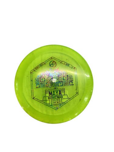 Used Infinite Discs MAYA DISTANCE DRIVER Disc Golf Driver Yellow 174g 11347-S000260686