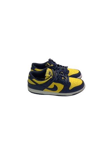 Used Nike MICHIGAN DUNKS LOW Running/X-Train Shoes M Navy Blue And Yellow Senior 10 11347-S000260662