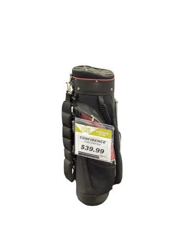 Used Confidence 14 WAY CART BAG Mens Cart Bag Black And Red 11347-S000260646