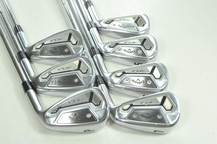 Callaway Apex TCB 21 4-PW Iron Set X-Stiff Flex Right DG X100 Steel # 207467