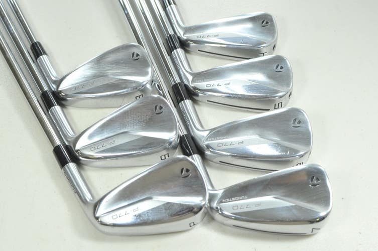 TaylorMade P770 2020 4-PW Iron Set Regular Flex Right Rifle 5.5 Steel # 207419