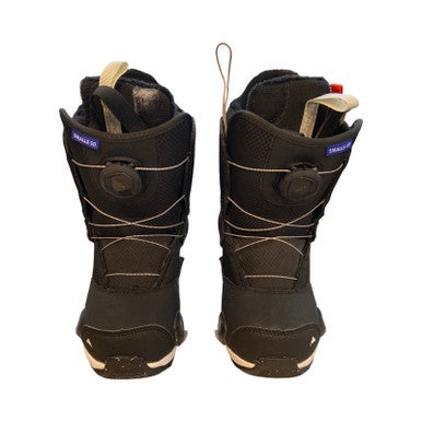 Used Burton BOA SMALLS STEP ON Boys Snowboard Boots Black Junior 03 11883-S000154808