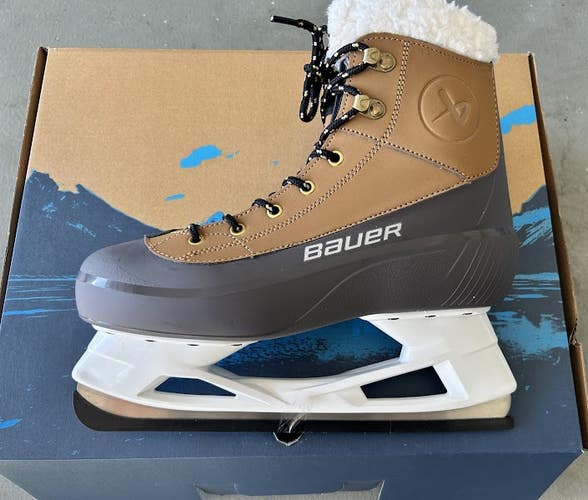 2025 Bauer Whistler 2.0 Recreational Ice Skates Size 8 (New)
