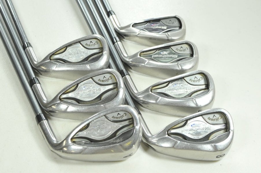 Callaway Steelhead XR 5-PW,AW Iron Set Senior Flex Right F15 55g Steel # 207444
