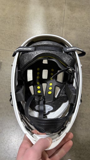 Used Cascade CASCADE SR Lacrosse Helmet White One Size 11605-S000210972