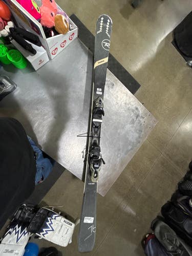 Used Rossignol EXPERIENCE 76 Boys DH Ski/Binding Black 154 cm 11605-S000210947