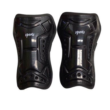 Used Soccer Shin Guards Adult Black MD 11760-S000085200