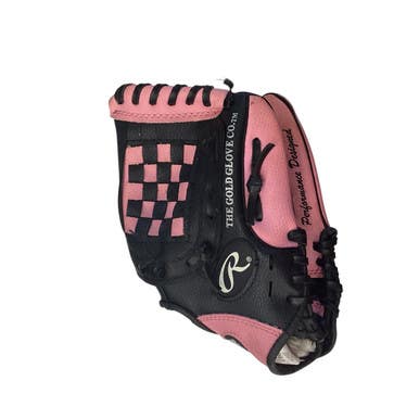 Used Rawlings PLAYERS SERIES BB/SB Glove RH Throw Black And Pink 9 1/2" 11760-S000085193