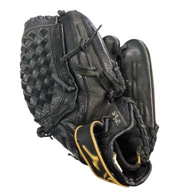 Used Mizuno FASTPITCH GPL1250F1 RH Throw Fastpitch Gloves Black 12 1/2" 11760-S000085178