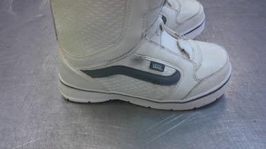 Used Vans BOOT Mens Snowboard Boots White Senior 8 11339-S000197213