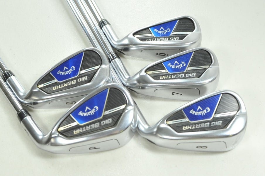 Callaway Big Bertha B21 6-PW Iron Set Regular Flex RH KBS MAX CT80 Steel #207573