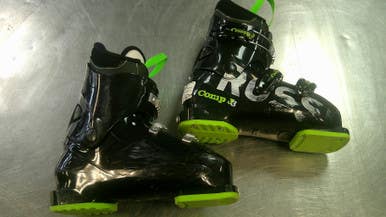 Used Rossignol COMP J3 Boys DH Ski Boot Black 215 MP - J03 11868-S000066806