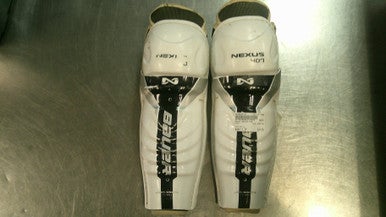 Used Bauer NEXUS 400 Junior Shin Guards White 11" 11868-S000066767