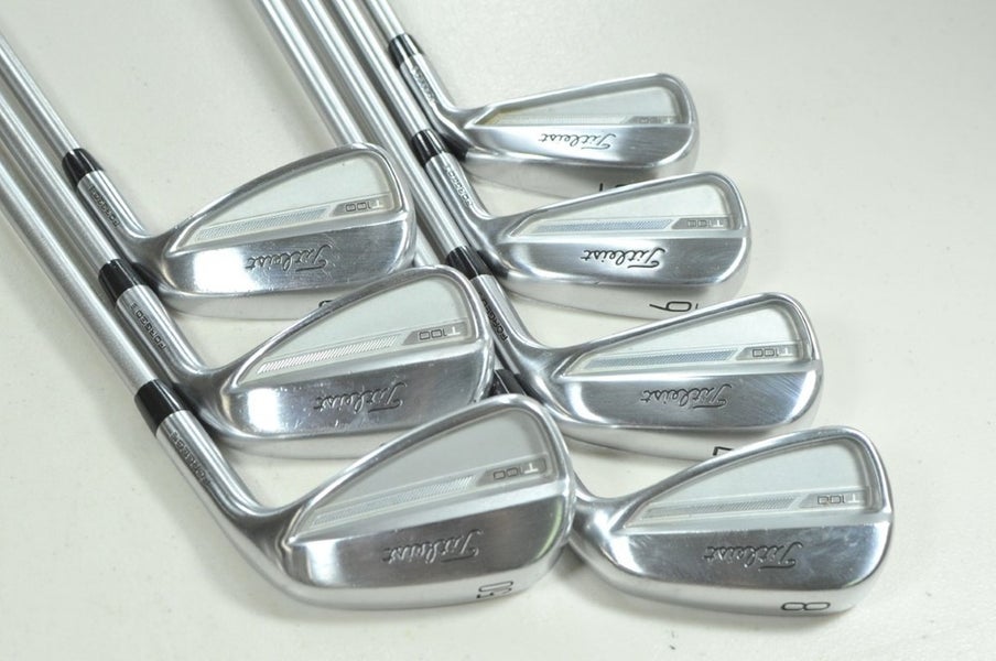 Titleist T100 2023 5-PW,50* Iron Set Stiff Flex Right KBS C-Taper Lite # 207517