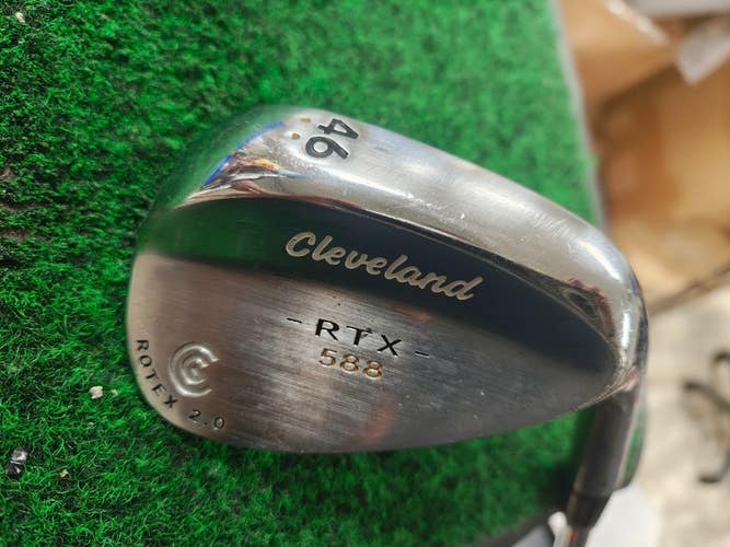 Cleveland RTX 588 Rotex 2.0 Chrome 46 Degree Pitching Wedge PW Steel Shaft 46.08