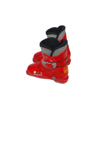 Used Rossignol Boys DH Ski Boot Red 170 MP - Y10 11847-S000031636