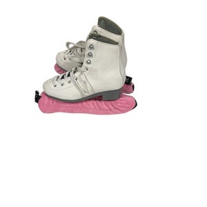 Used DBX Girls Softboot Skate White Junior 01 11847-S000031640