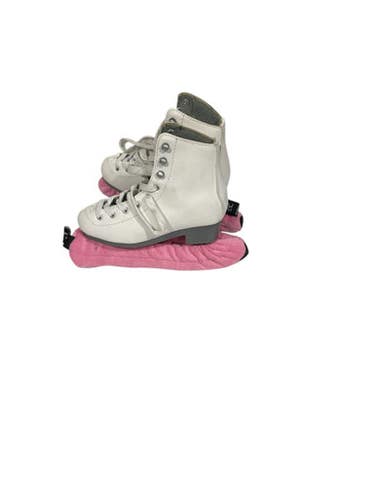 Used DBX Girls Softboot Skate White Junior 01 11847-S000031640