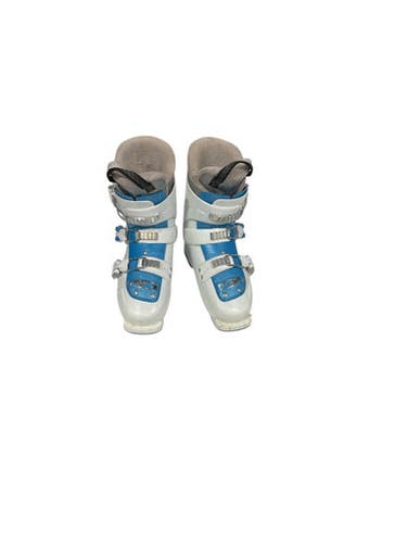 Used Nordica TEAM 3 Girls DH Ski Boot White 225 MP - J04.5 - W5.5 11847-S000031637