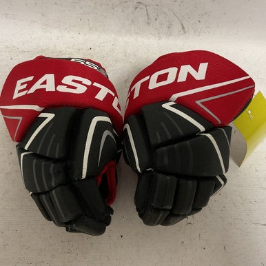 Used Easton STEALTH 55S Junior Gloves Black And Red 10" 11855-S000195956