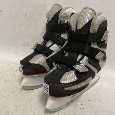 Used Jackson SOFTEC Boys Softboot Skate White/Black/Red Youth 12.0 11855-S000195953