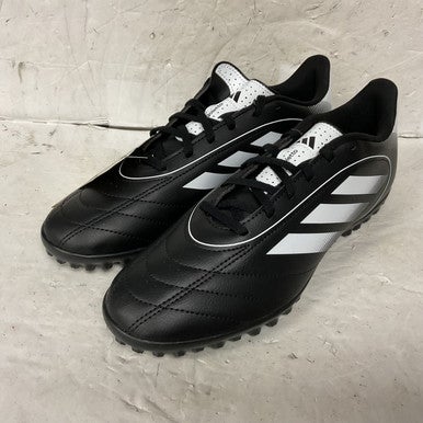 Used Adidas Goletto IX TF IH0083 Soccer Indoor Shoes Black And White Senior 10 11855-S000195943