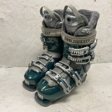 Used Dalbello ASPIRE A80 Womens DH Ski Boot Teal 245 MP - M06.5 - W07.5 11855-S000195931