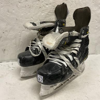 Used Bauer SUPREME M1 Senior Hockey Skate Black And Yellow Senior 6 *As-Is* 11855-S000195913