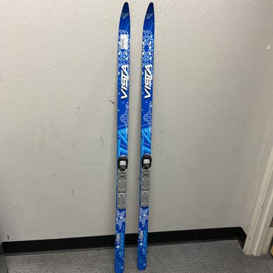 Used VISTA JUNIOR XC SKIS Boys XC Ski/Binding Royal Blue 140 cm 11855-S000196015