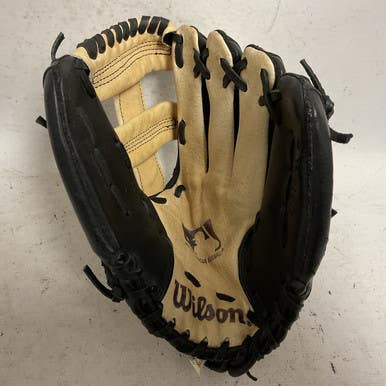 Used Wilson A0260TR11 BB/SB Glove RH Throw Black And Natural 11" 11855-S000196014