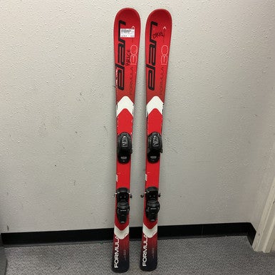 Used Elan FORMULA 130 Boys DH Ski/Binding Red 130 cm 11855-S000195982