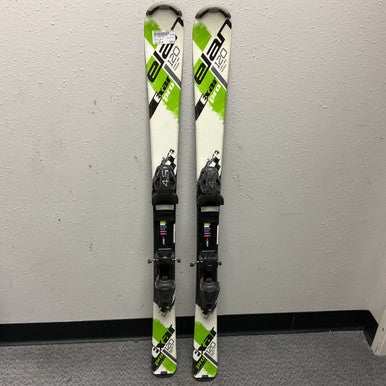 Used Elan EXAR PRO Boys DH Ski/Binding Green 120 cm 11855-S000195976