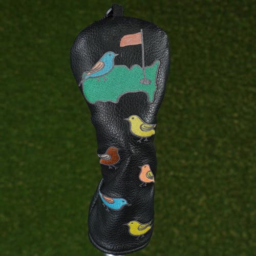 BIRDS HYBRID HEADCOVER BLACK/MULTICOLOR W/ CHANGEABLE #'S