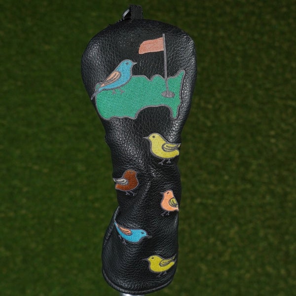 BIRDS HYBRID HEADCOVER BLACK/MULTICOLOR W/ CHANGEABLE #'S