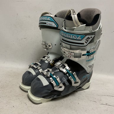 Used Tecnica 90W COCHISE Womens DH Ski Boot Grey And White 245 MP - M06.5 - W07.5 11855-S000195894