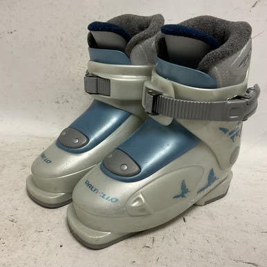Used Dalbello CX1 Boys DH Ski Boot Grey And Navy Blue 185 MP - Y12 11855-S000195888