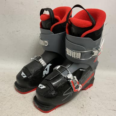 Used Nordica SPEED MACHINE J2 Boys DH Ski Boot Black And Red 235 MP - J05.5 - W06.5 11855-S000195902