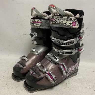 Used Nordica HOT ROD 80W Womens DH Ski Boot Black And Pink 265 MP - M08.5 - W09.5 11855-S000195895