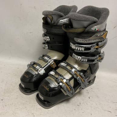 Used Dalbello ASPIRE 50 Womens DH Ski Boot Black And Gold 245 MP - M06.5 - W07.5 11855-S000195899
