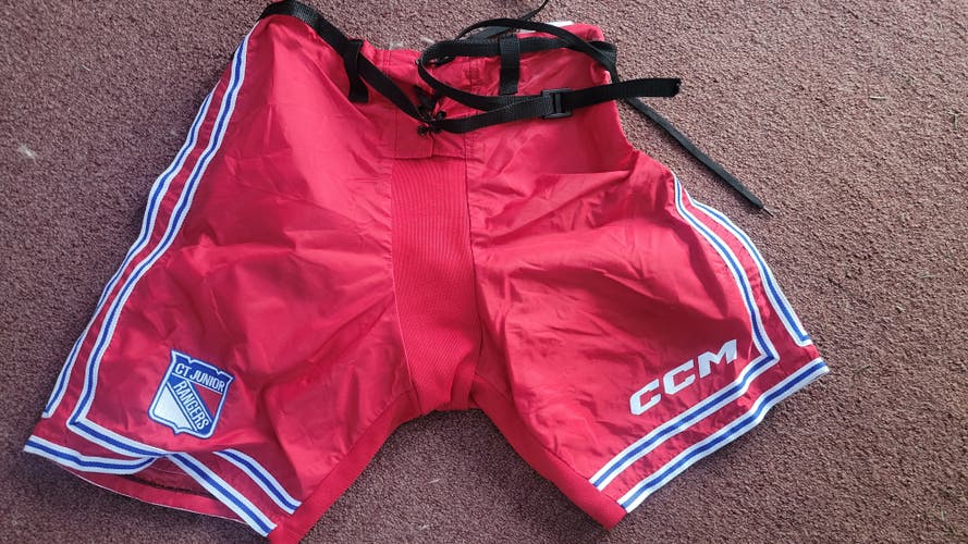 CJR Junior Rangers Red Medium CCM Pant Shell (Used)