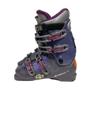 Used Nordica GP PURE OVERLAP Womens DH Ski Boot Purple 265 MP - M08.5 - W09.5 11847-S000031590