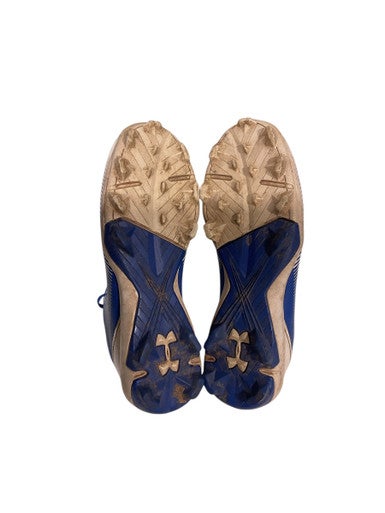 Used Under Armour BB CLEATS BB/SB Cleats Royal Blue Junior 05 11847-S000031602