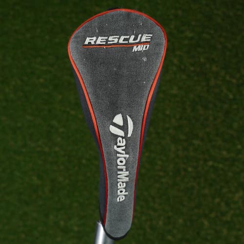 TAYLORMADE RESCUE MID 2 HYBRID HEADCOVER 2H BLACK / RED ~ LOOK!!