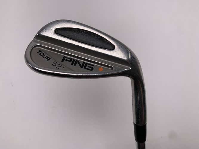 Ping Tour Gap Wedge GW 52* Orange Dot 2* Flat Wedge Steel Mens RH