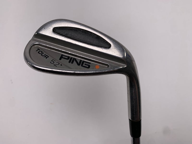 Ping Tour Gap Wedge GW 52* Orange Dot 2* Flat Wedge Steel Mens RH