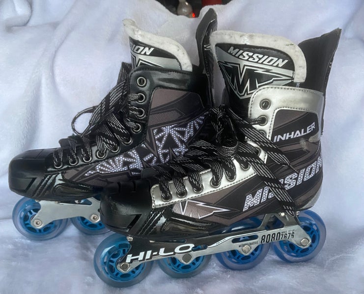 Mission Inhaler NLS6 Inline Skates Wide Width Size 8 (Used)