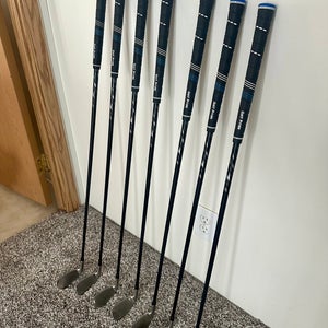 Men's 2024 Callaway Paradym AI Smoke Right Handed Iron Set Regular Flex (7 Clubs) #5 - #9, PW, SW