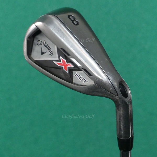 Callaway X-Hot Single 8 Iron Factory Speed Step 85 Steel Stiff *READ*